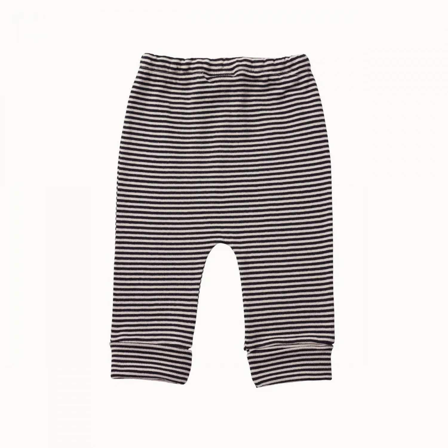Nature Baby Organic Cotton Drawstring Pants (Navy Stripe)