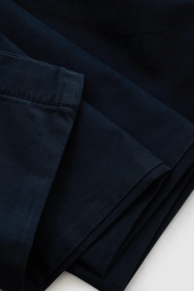 Navy Relaxed Fit Cargo Pants