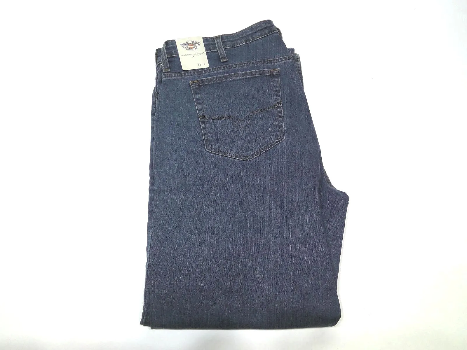 New Harley Women's Mid-Rise Medium Indigo Bootcut Jeans Size 24 99113-11VW