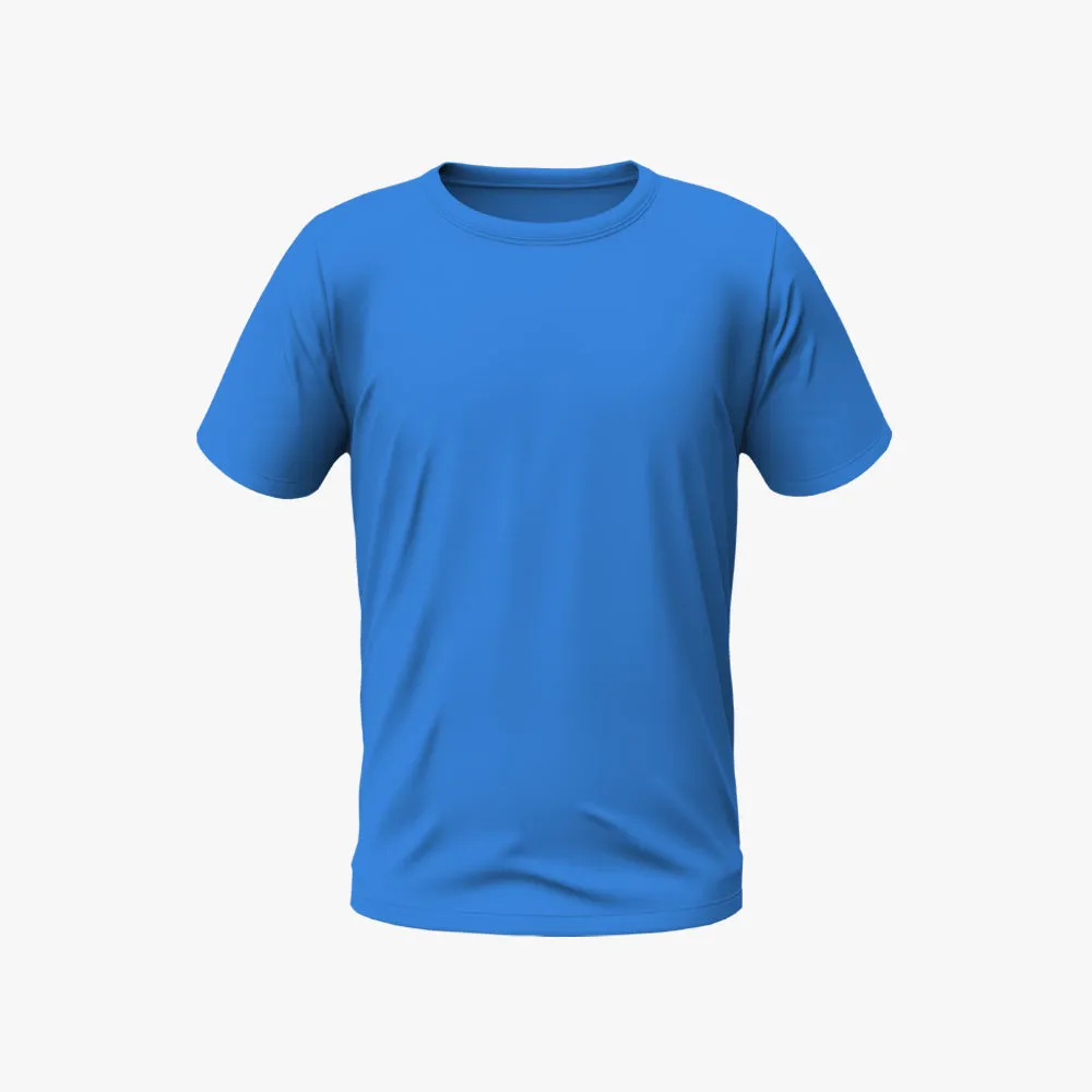 Organic Cotton Regular Fit Half Sleeve Men T-Shirt - Marina