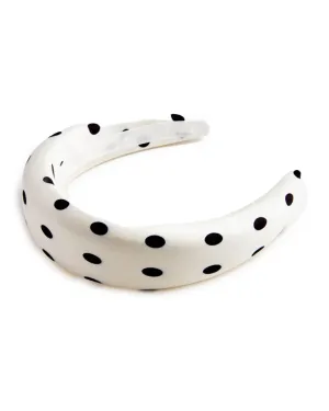 Polka Dot Headband - Cream