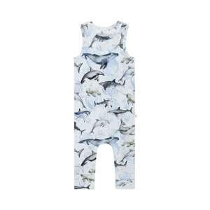 POSH PEANUT Sharkly - Racerback Romper