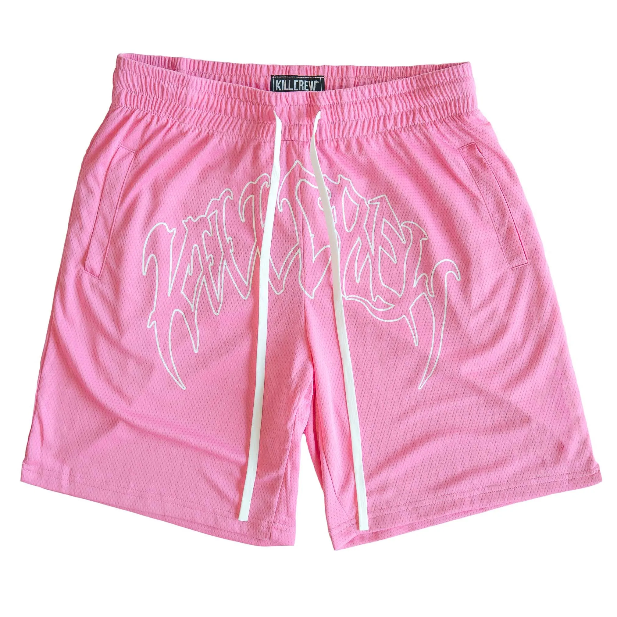 REGULAR CUT "CLASSIC" SHORTS - PINK / WHITE