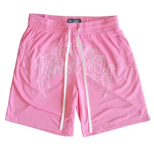 REGULAR CUT "CLASSIC" SHORTS - PINK / WHITE