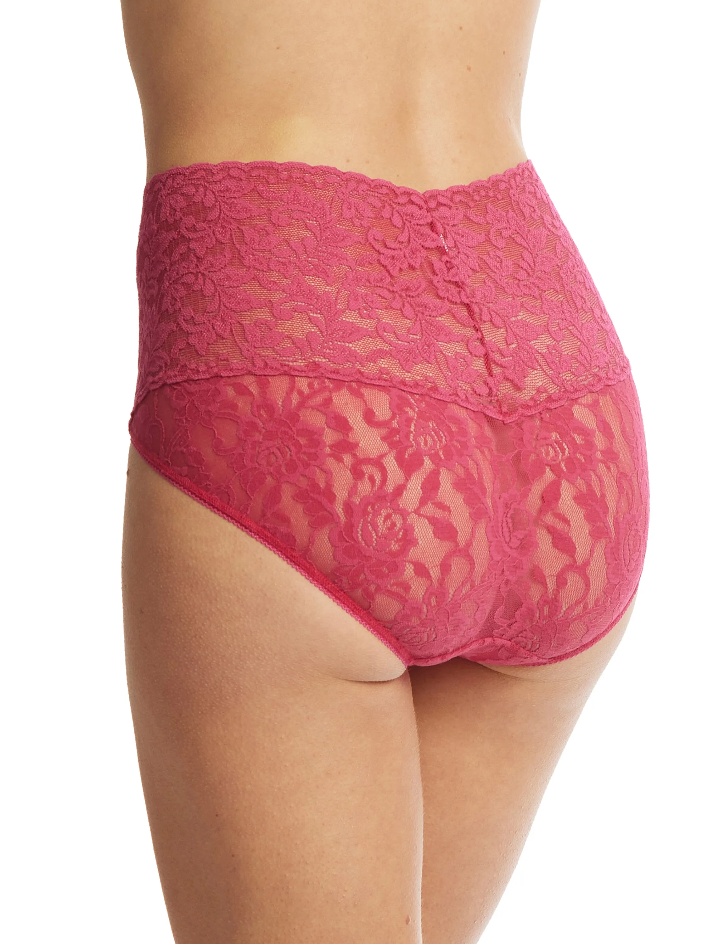 Retro Lace V-Kini Evening Pour Red Sale