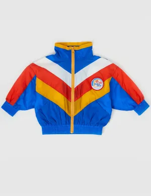 Retro Lightweight Spray Jacket Deep Blue Multi