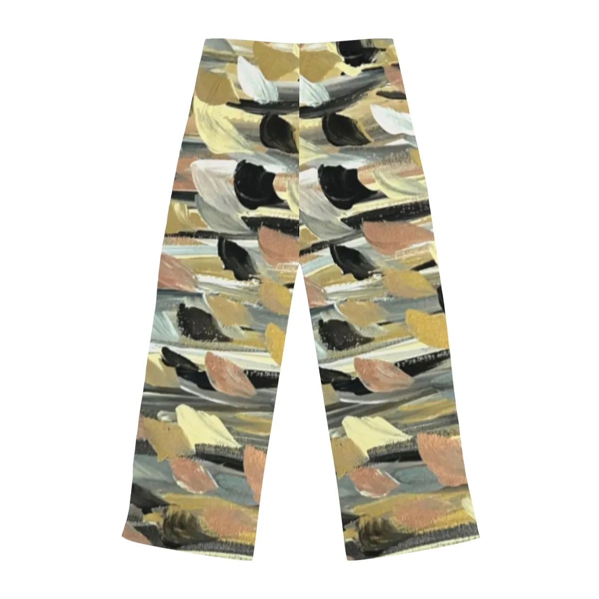 Rose Gold Brushstrokes - Women's Pajama Pants