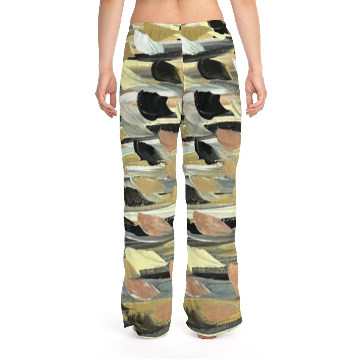 Rose Gold Brushstrokes - Women's Pajama Pants