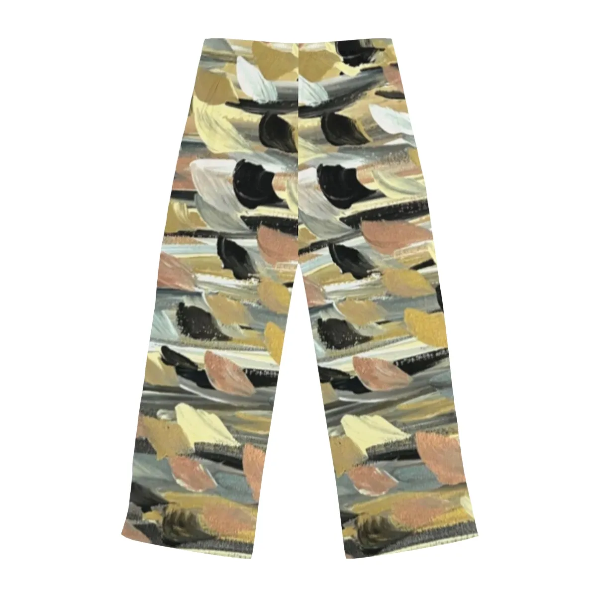 Rose Gold Brushstrokes - Women's Pajama Pants