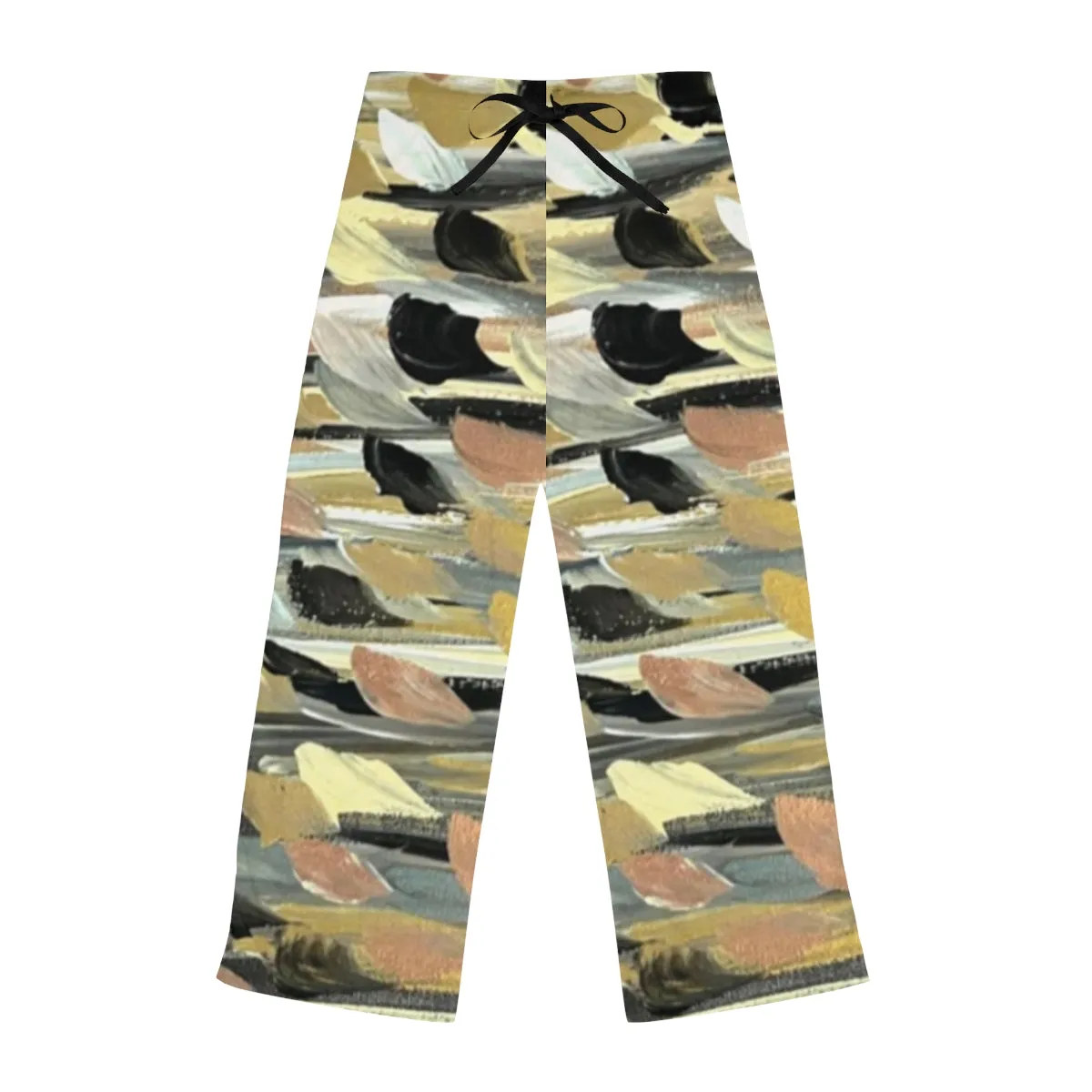 Rose Gold Brushstrokes - Women's Pajama Pants