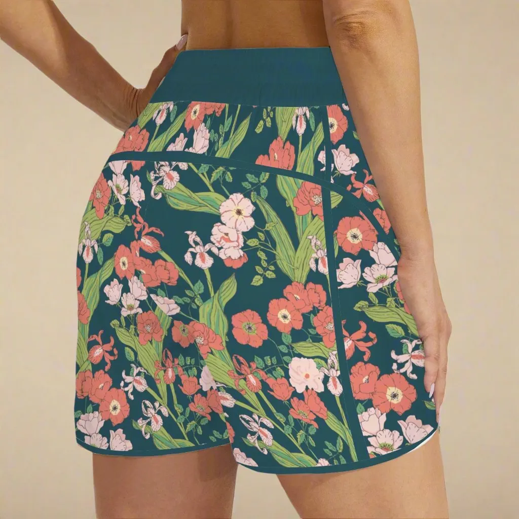 Seychelles 3" Floral Swim Shorts Board Shorts - Pockets, Lined