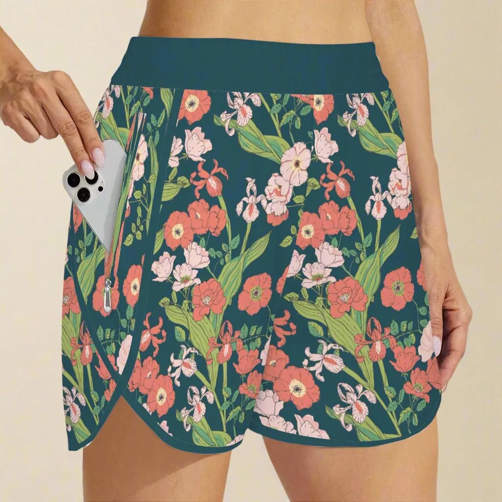 Seychelles 3" Floral Swim Shorts Board Shorts - Pockets, Lined