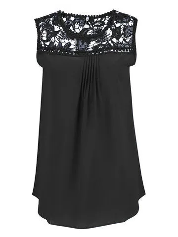 Sleeveless Blouse Tank Tops