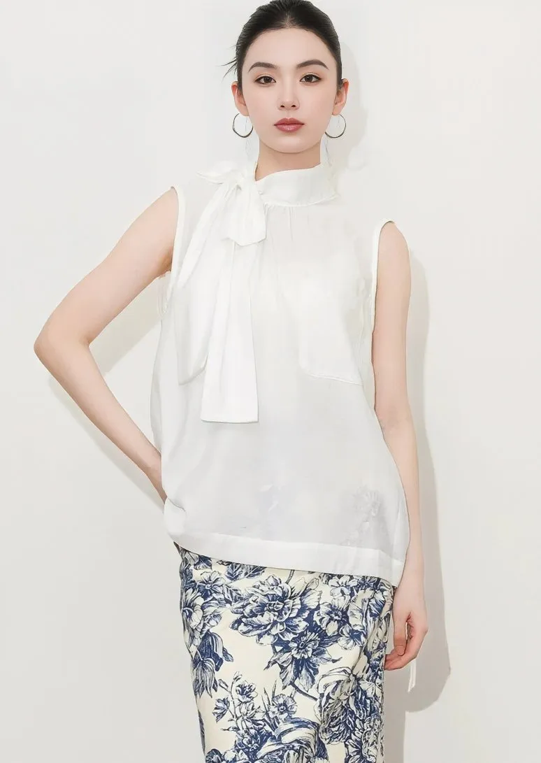 SLEEVELESS STREAMER TOPS