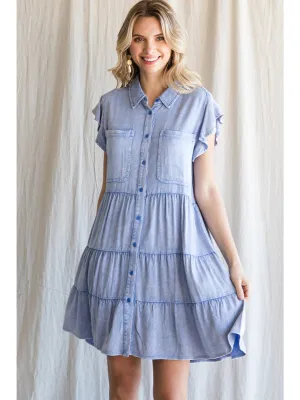 Soft and Cute Tiered Dress