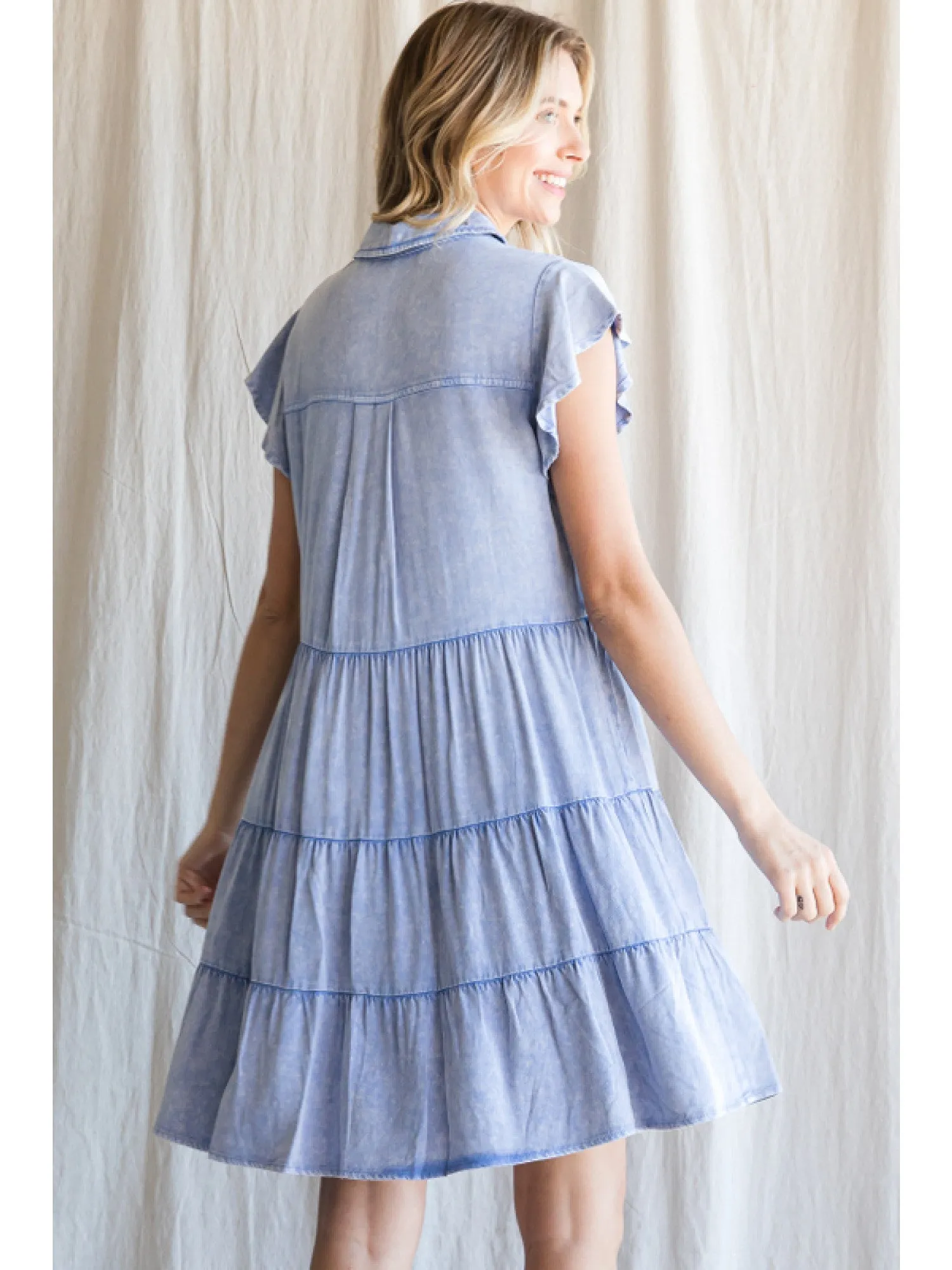 Soft and Cute Tiered Dress