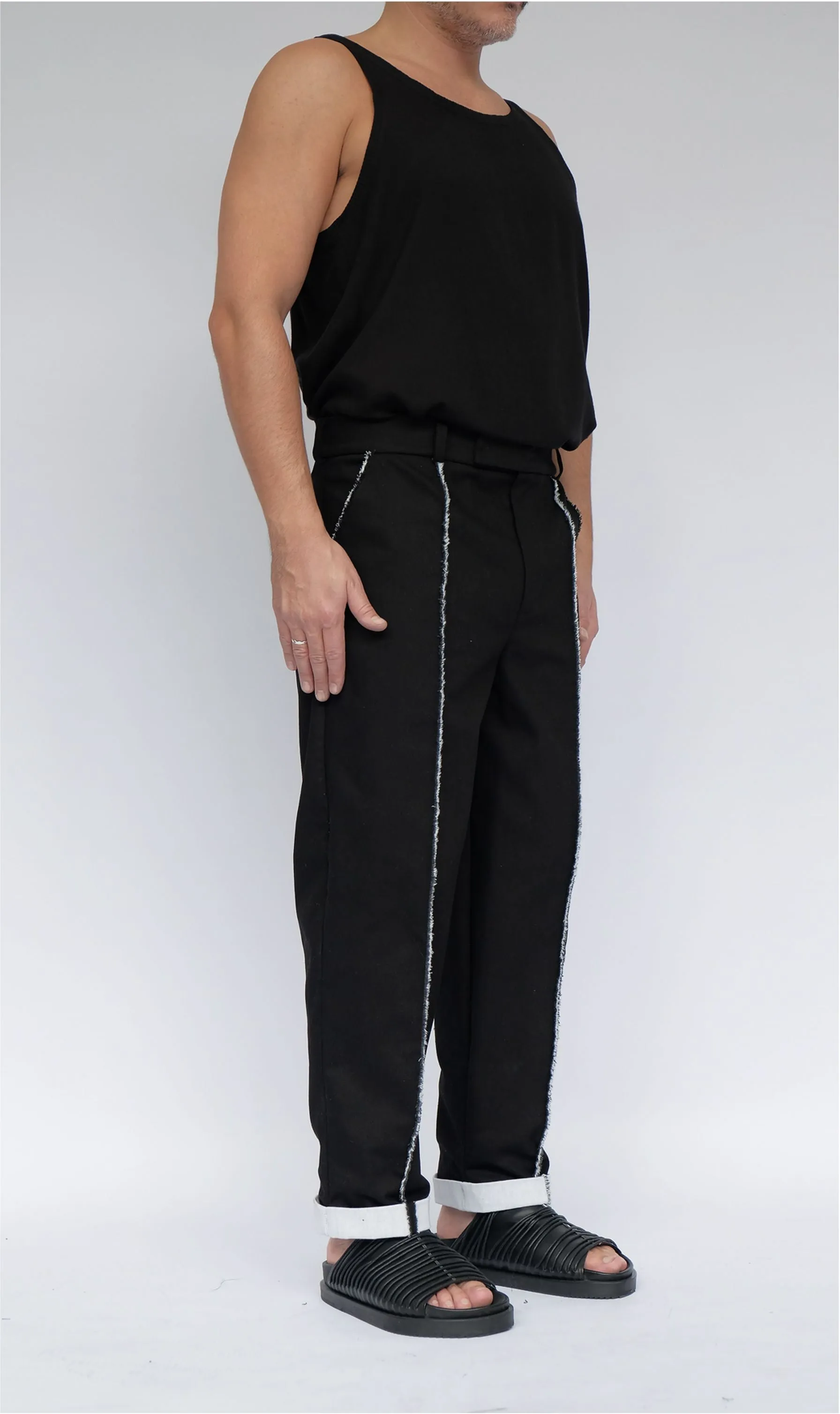 Stretch Denim  Trousers