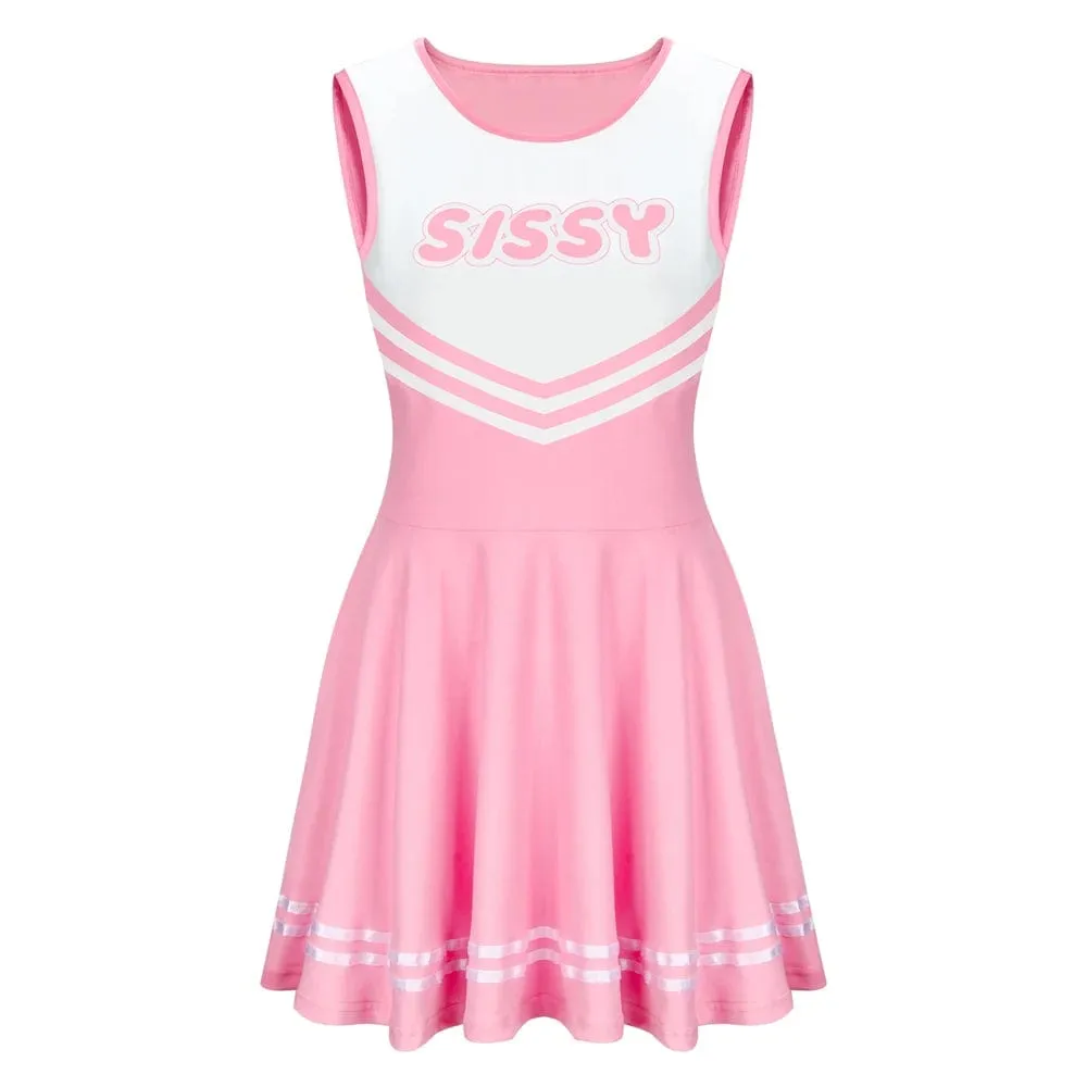 Sweet Pink Cheerleader Dress - Teens