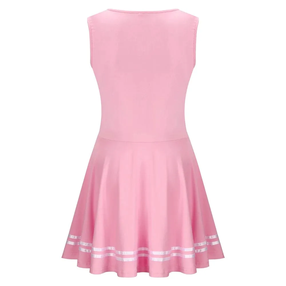 Sweet Pink Cheerleader Dress - Teens