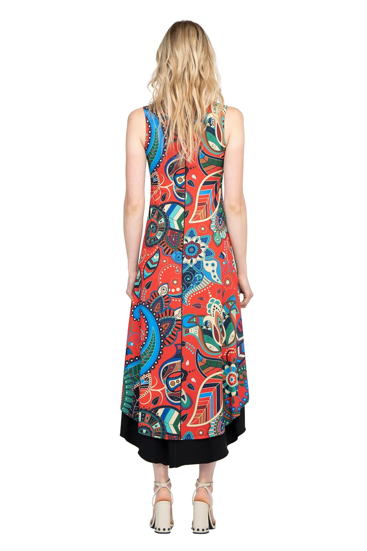 Turnover Hi Low Tank Dress