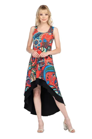 Turnover Hi Low Tank Dress
