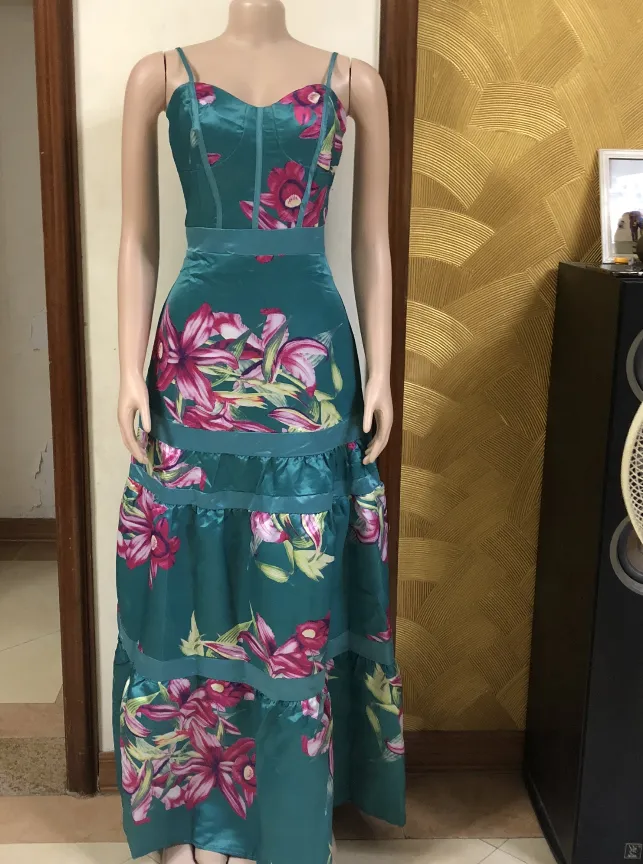 Vibrant Fashion Maxi Dress