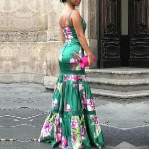 Vibrant Fashion Maxi Dress
