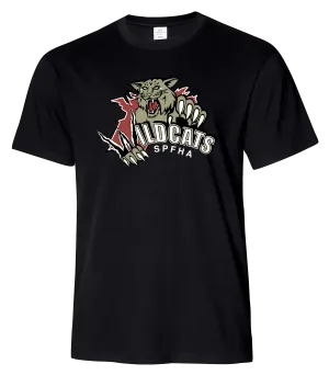Wildcats SPFHA Adult Cotton T-Shirt with Printed Logo