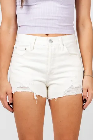 Z Supply Classic high rise shorts bone